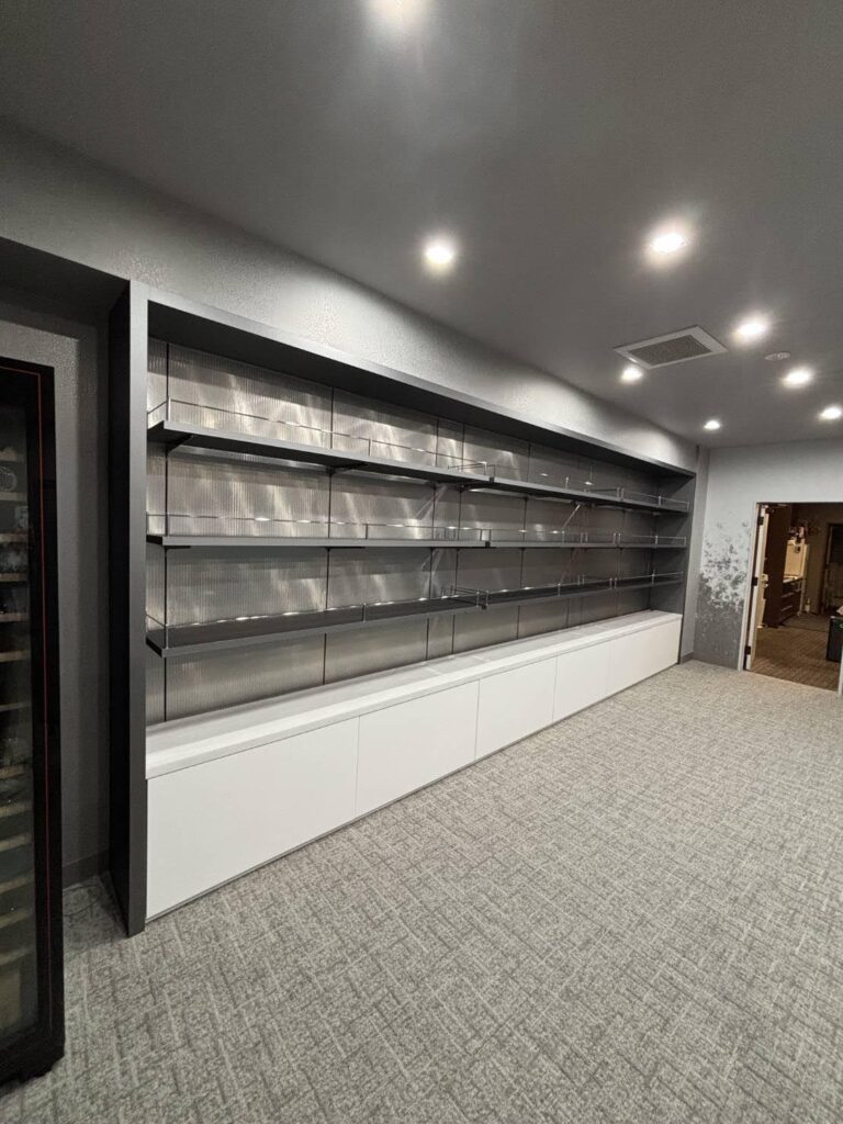 おしゃれな造作収納棚